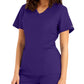 Women's Three-Pocket V-Neck Top - LT105 - Grape