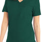 Women's 2-Pocket Back Princess Seamed V-Neck Scrub Top