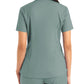 Women's 2-Pocket Back Princess Seamed V-Neck Scrub Top