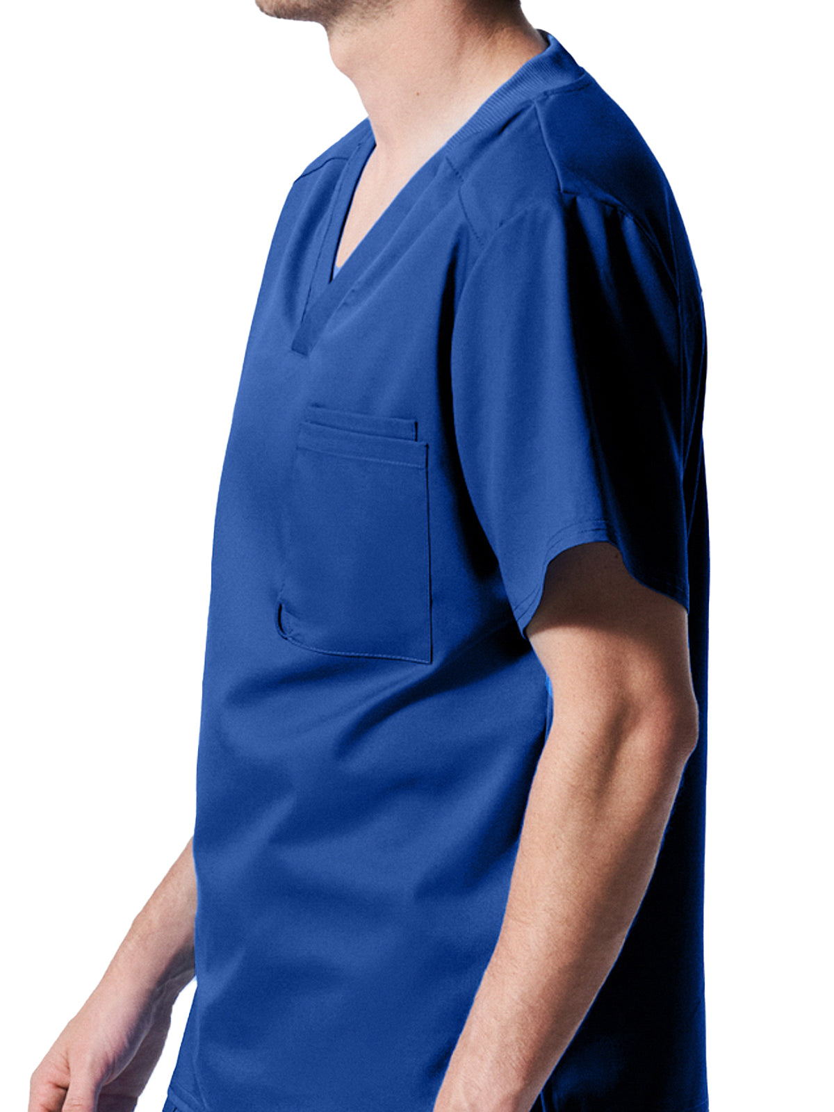 Men's 2-Pocket Tuckable V-Neck Scrub Top