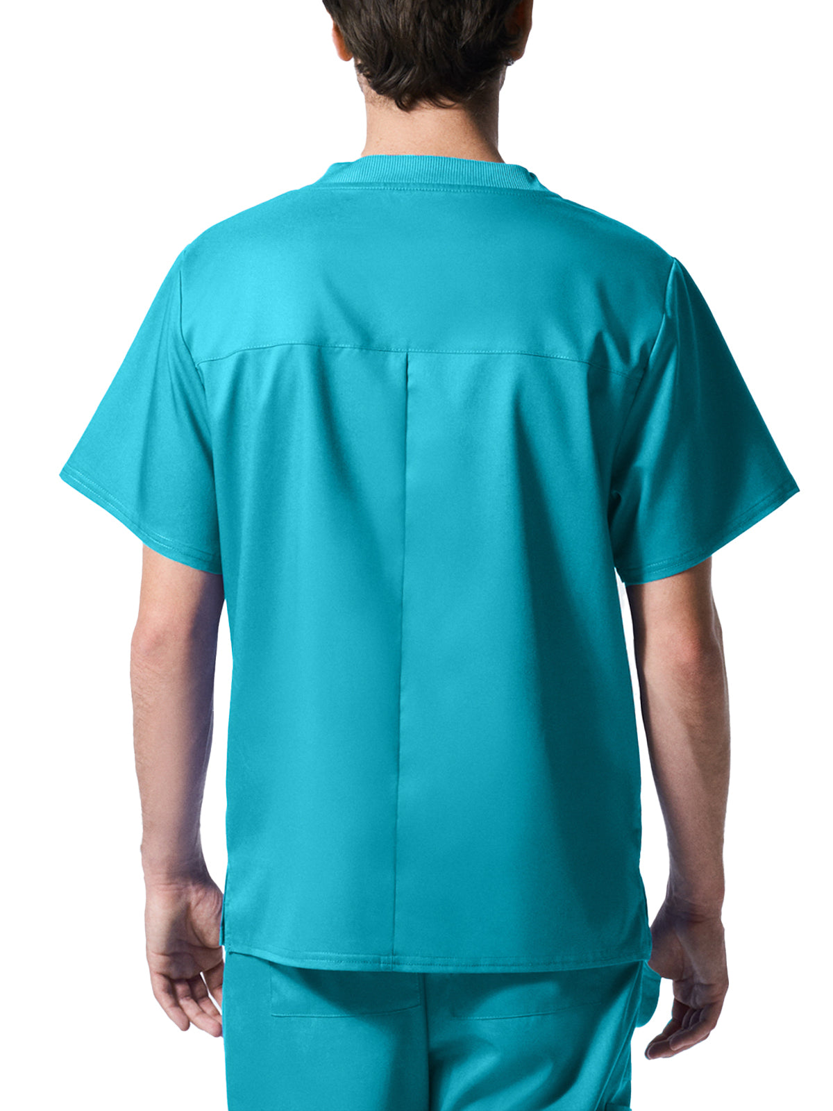 Men's 2-Pocket Tuckable V-Neck Scrub Top