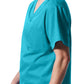 Men's 2-Pocket Tuckable V-Neck Scrub Top