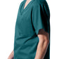 Men's 2-Pocket Tuckable V-Neck Scrub Top