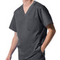 Men's Two-Pocket Tuckable V-Neck Top - LT108 - Graphite