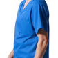 Men's 2-Pocket Tuckable V-Neck Scrub Top