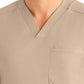 Men's 2-Pocket Tuckable V-Neck Scrub Top