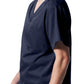 Men's 2-Pocket Tuckable V-Neck Scrub Top