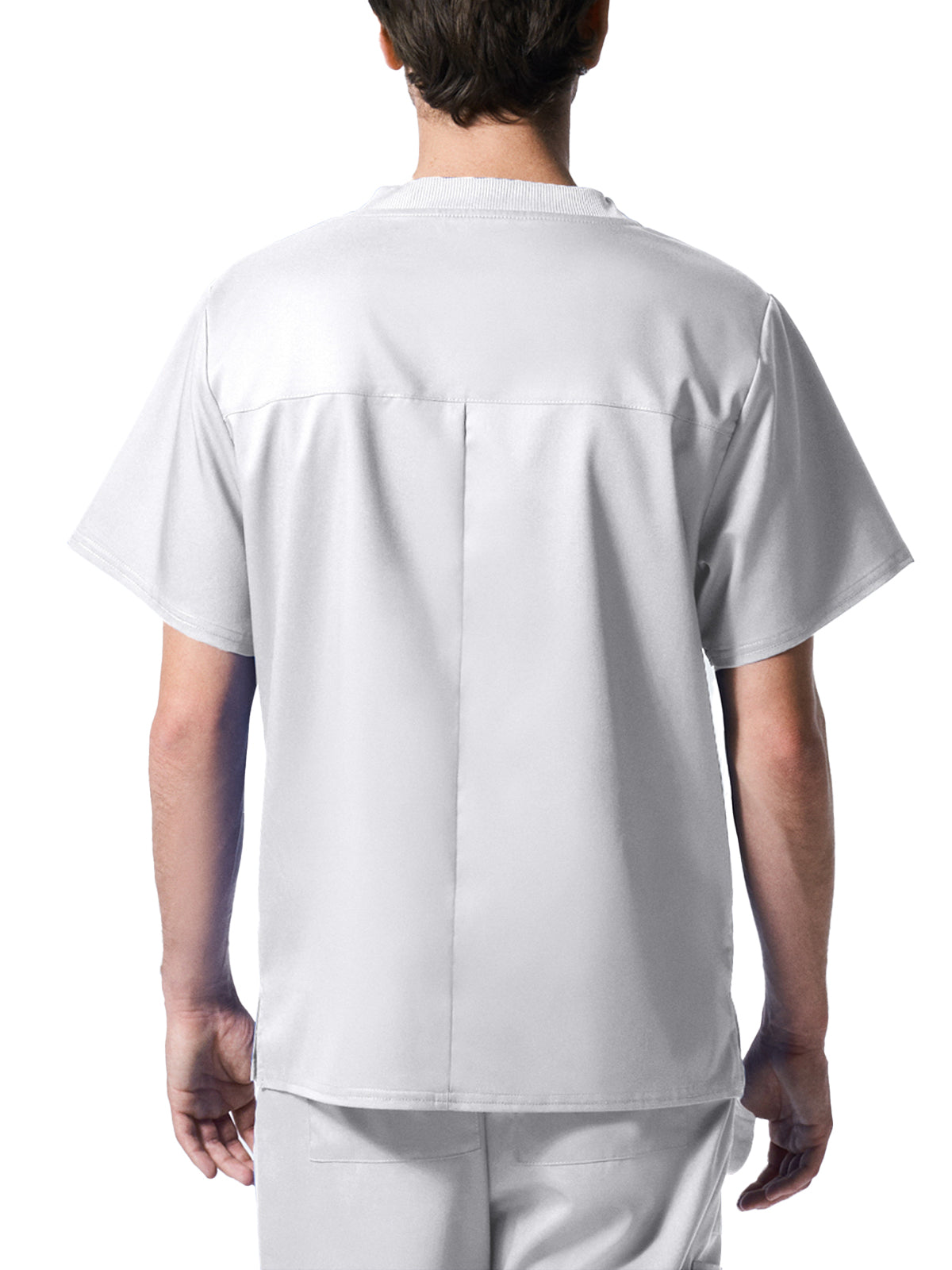 Men's 2-Pocket Tuckable V-Neck Scrub Top