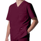 Men's Four-Pocket Back Yoke V-Neck Top - LT109 - Wine