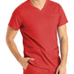 Men's 4-Pocket Back Yoke V-Neck Scrub Top