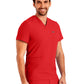 Men's 4-Pocket Back Yoke V-Neck Scrub Top