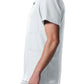 Men's 4-Pocket Back Yoke V-Neck Scrub Top