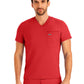 Men's 2-Pocket Tuckable V-Neck Scrub Top