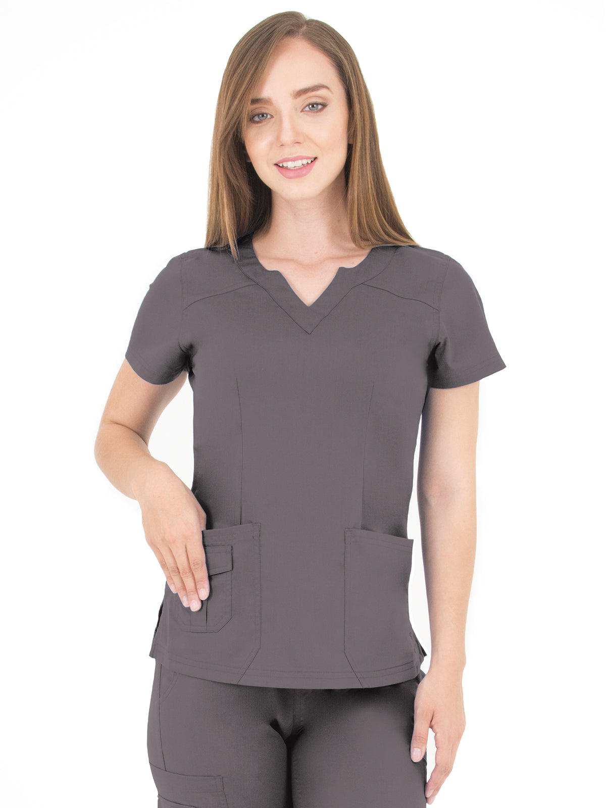 Women's Scallop Neckline Top