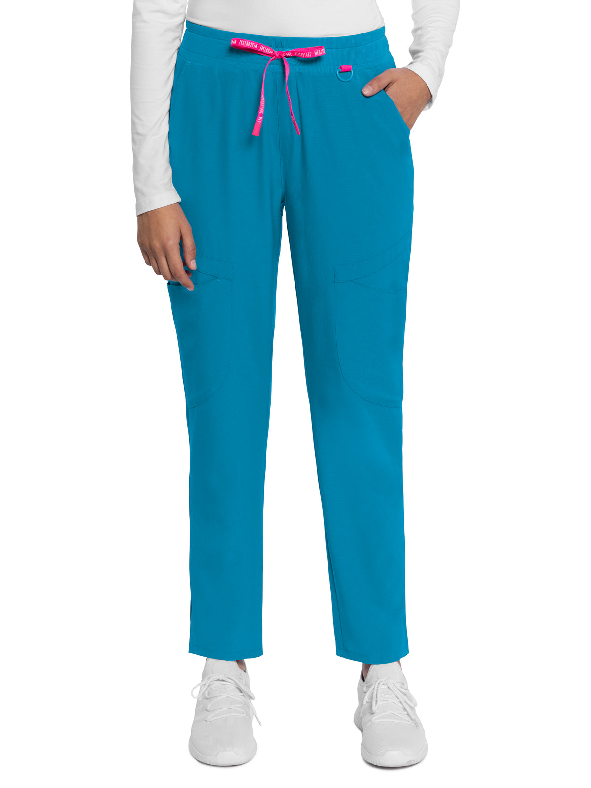 Women's 4-Pocket Mid Rise Scrub Pant