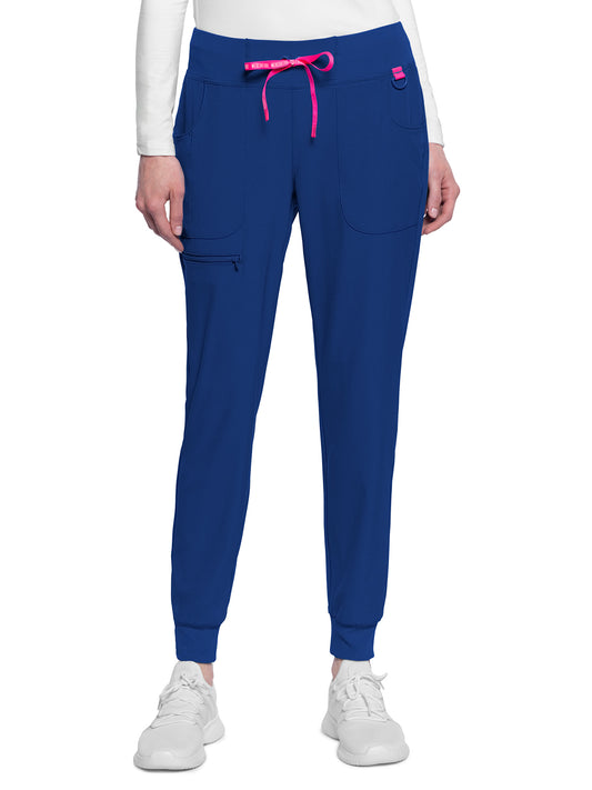 Women's 5-Pocket Mid Rise Jogger Scrub Pant