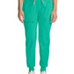 Women's 5-Pocket Mid Rise Jogger Pant - 102 - Teal Tonic