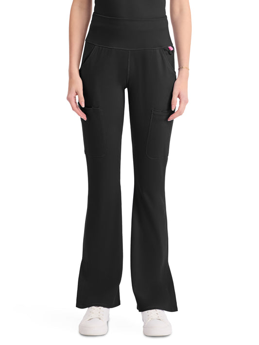 Women's 5-Pocket Flare Leg Yoga Pant - 150 - Black