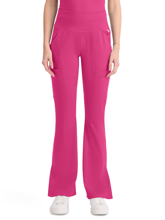 Women's 5-Pocket Flare Leg Yoga Pant - 150 - Pink Power