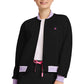 Women's 2-Pocket Bomber Jacket - 304 - Black