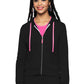 Women's 2-Pocket Zip Front Hoodie Sweatshirt