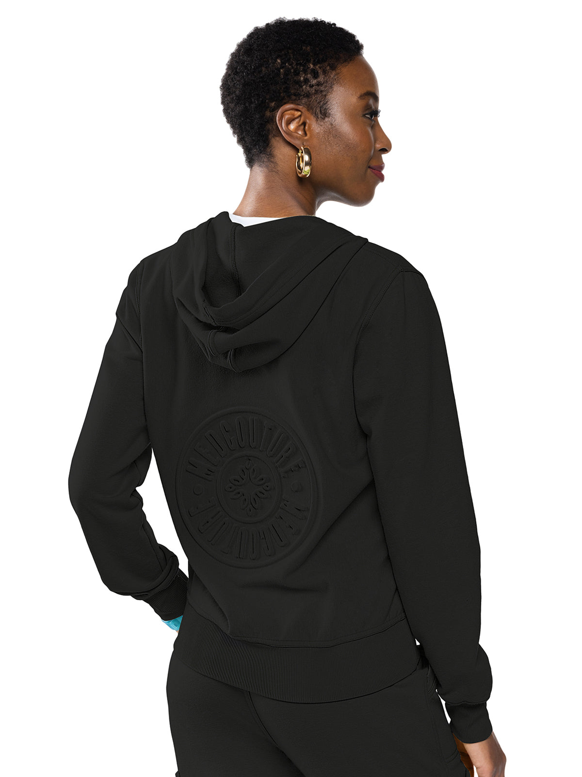 Women's 2-Pocket Zip Front Hoodie Sweatshirt