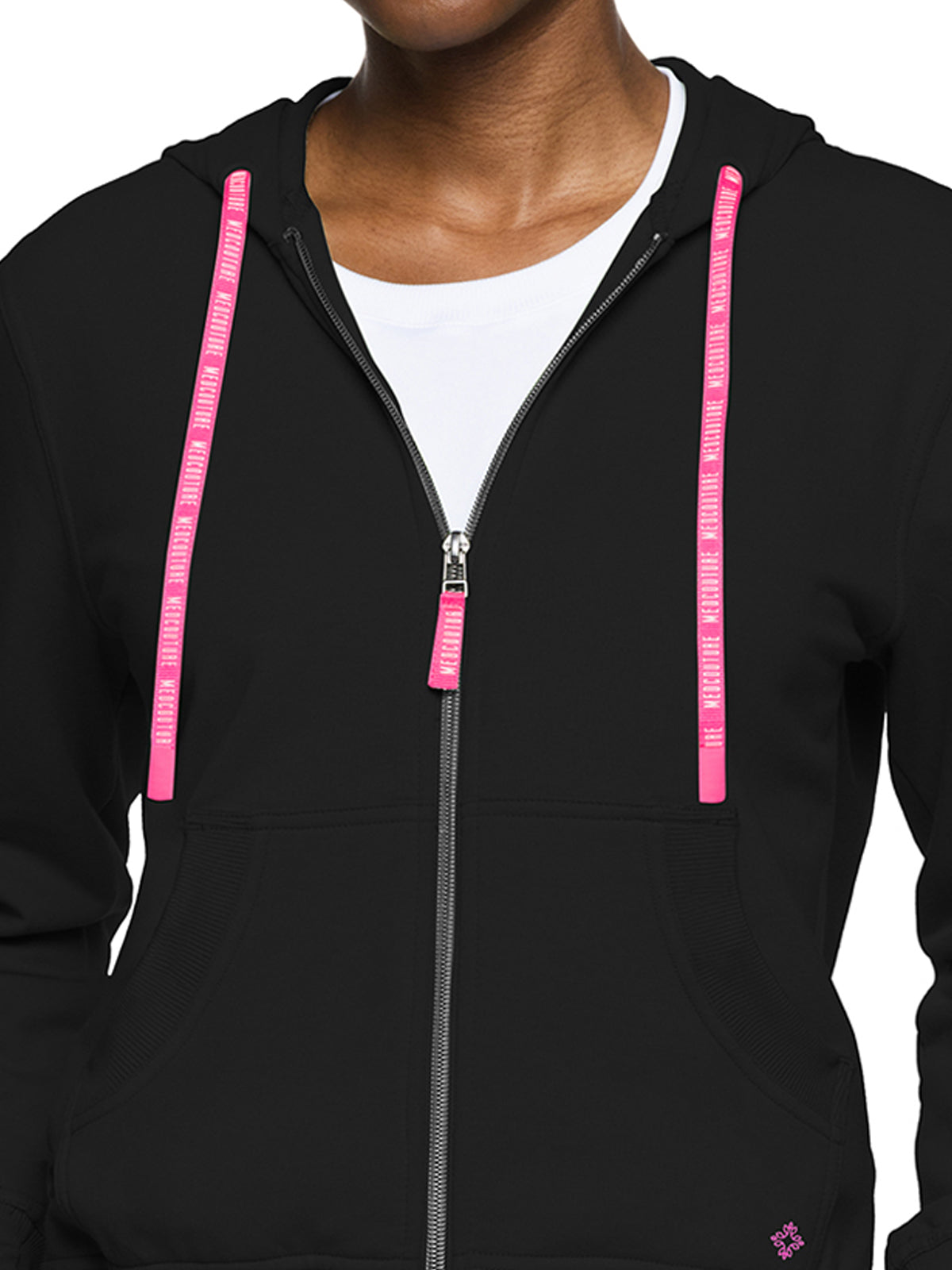 Women's 2-Pocket Zip Front Hoodie Sweatshirt