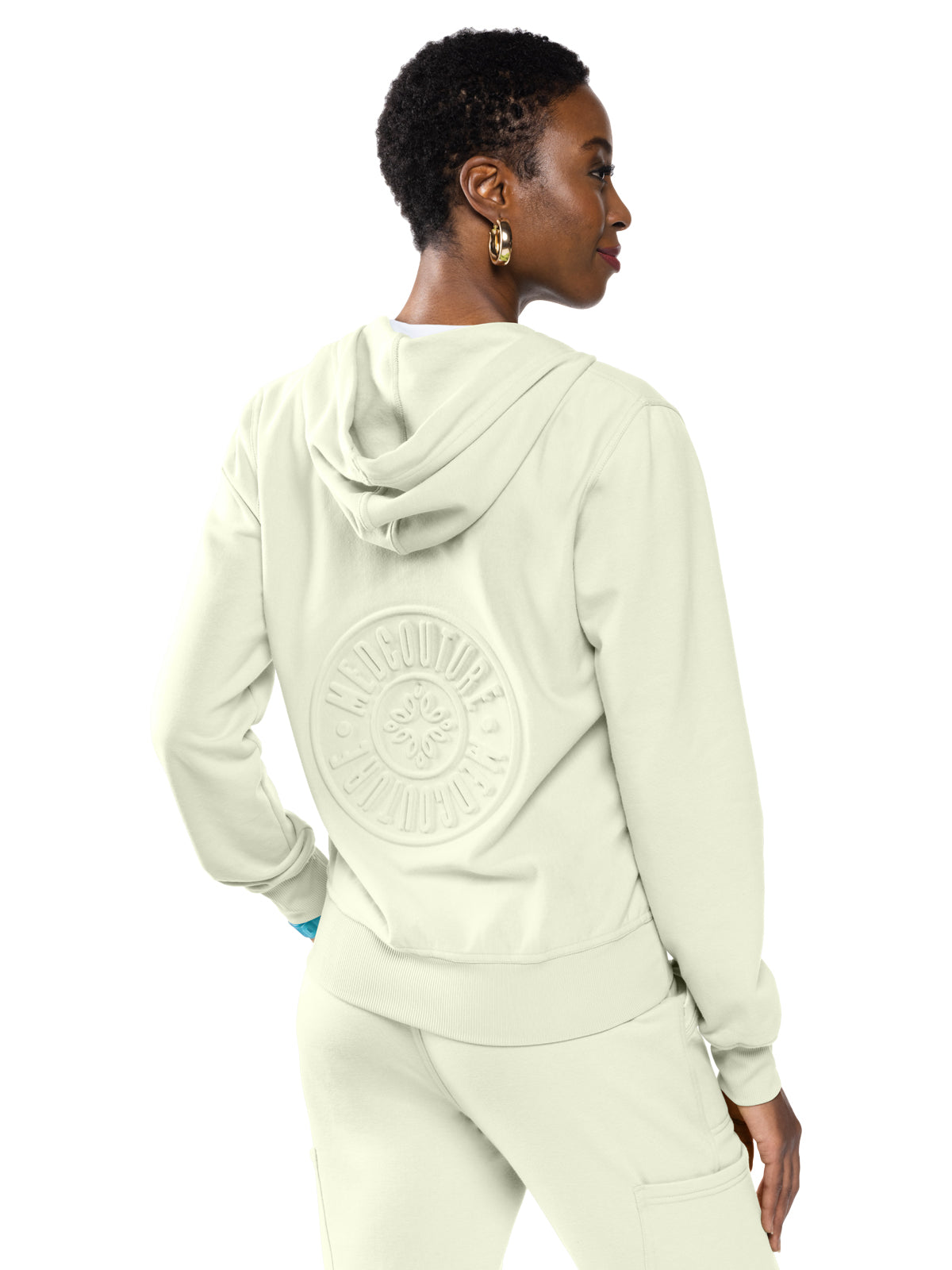 Women's 2-Pocket Zip Front Hoodie Sweatshirt