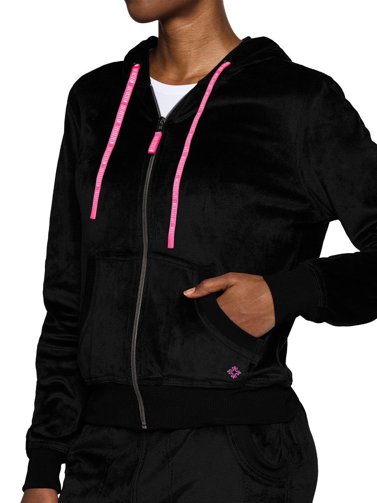 Women's 2-Pocket Zip Front Hoodie Sweatshirt