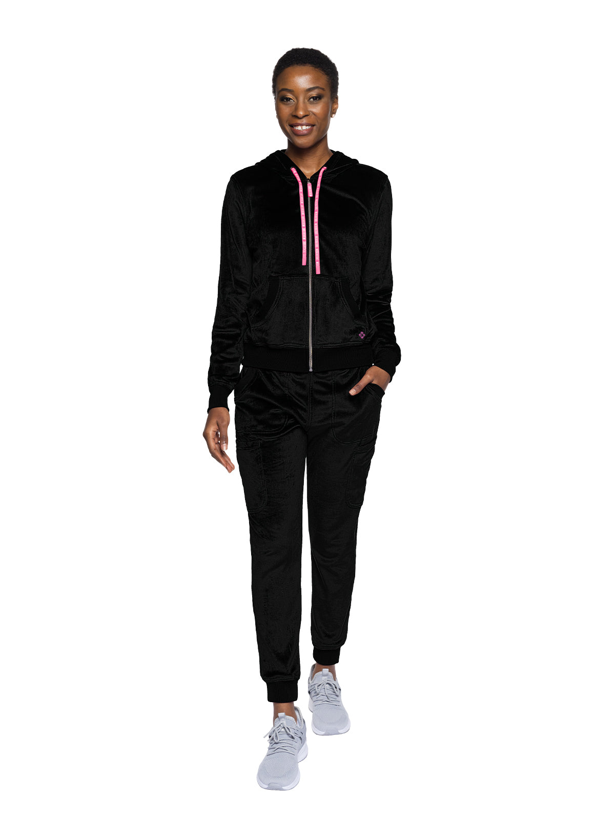 Women's 2-Pocket Zip Front Hoodie Sweatshirt