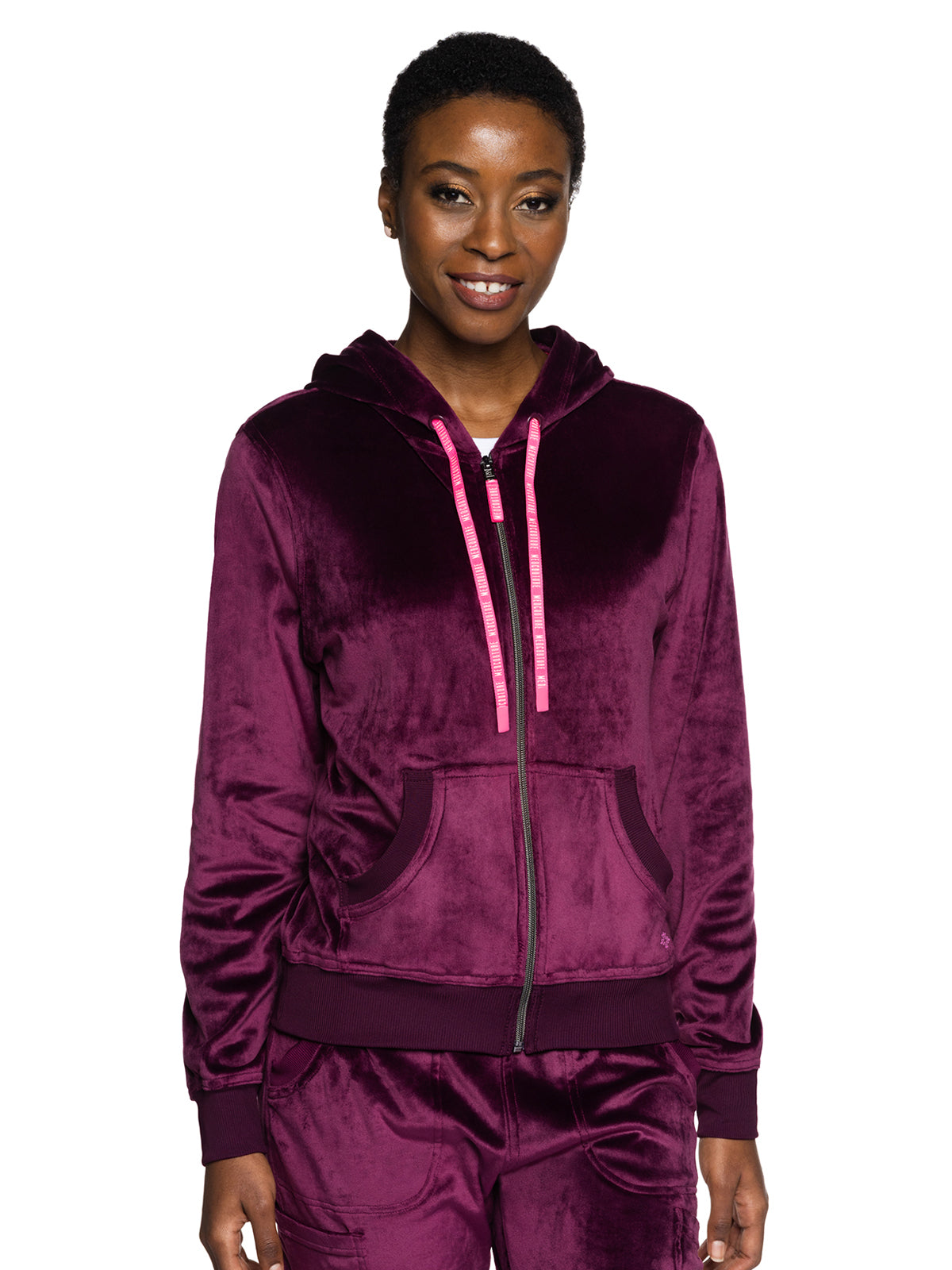 Women's 2-Pocket Zip Front Hoodie Sweatshirt