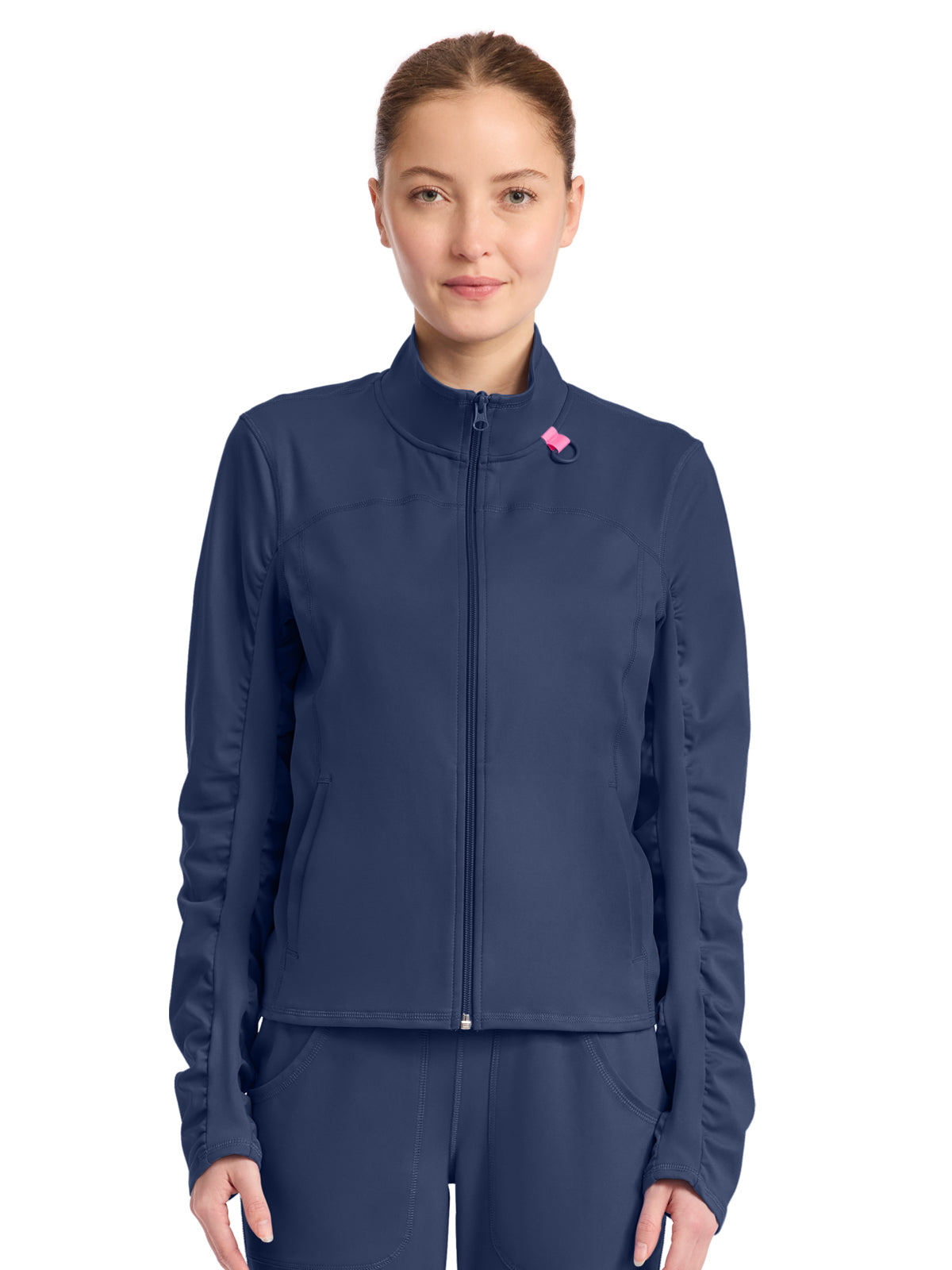 Women's 5-Pocket Warm Up Jacket - 350 - Navy
