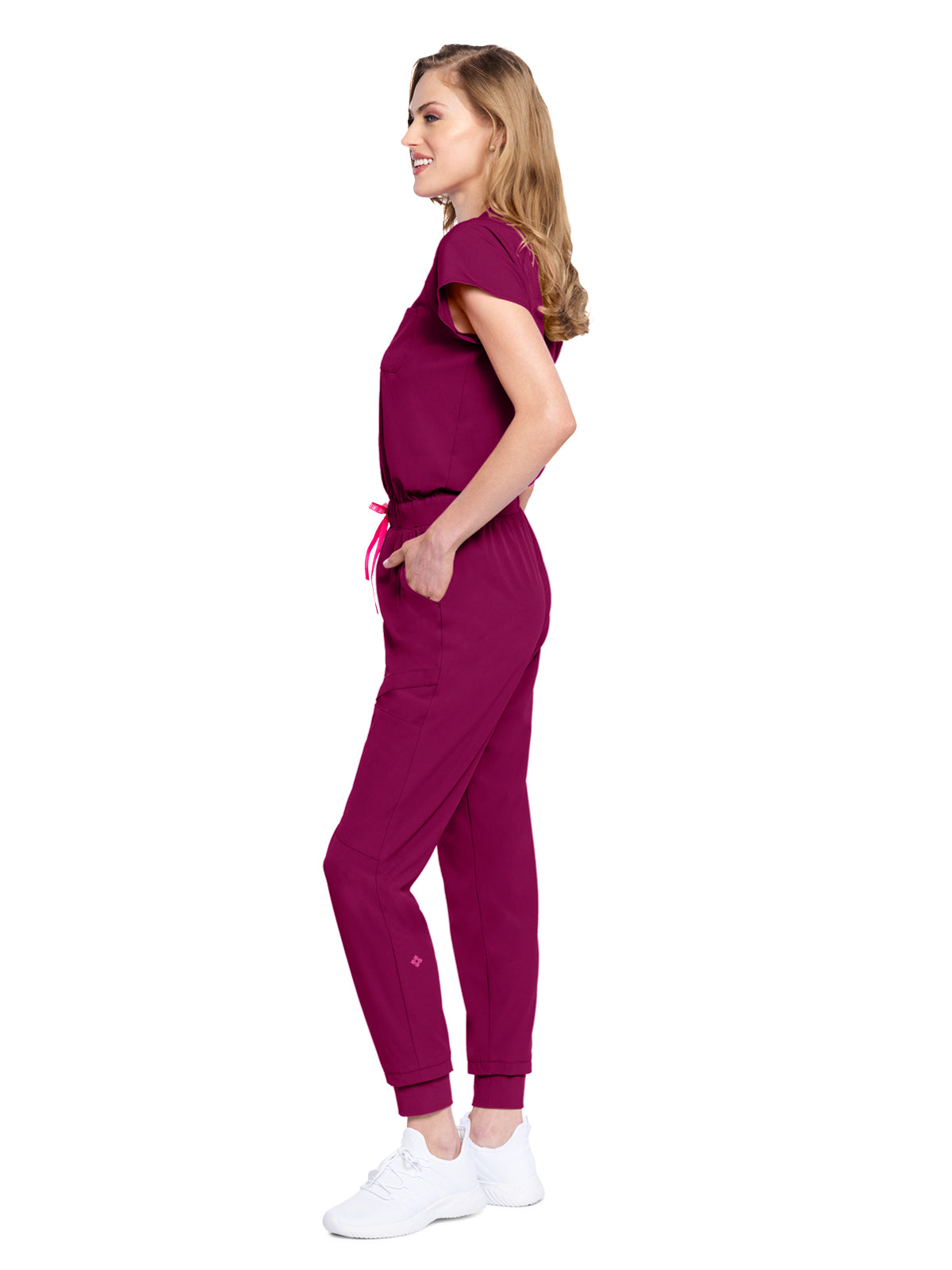 Women's 5-Pocket Zip Front Jump Suit