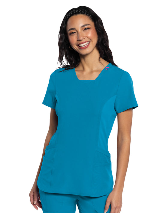 Women's 4-Pocket V-Neck Scrub Top