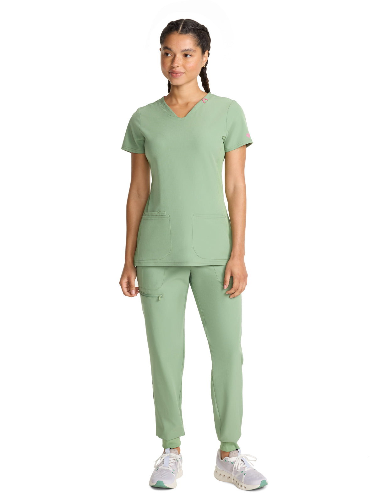 Women's 3-Pocket V-Neck Scrub Top