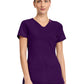 Women's 3-Pocket V-Neck Top - 702 - Eggplant