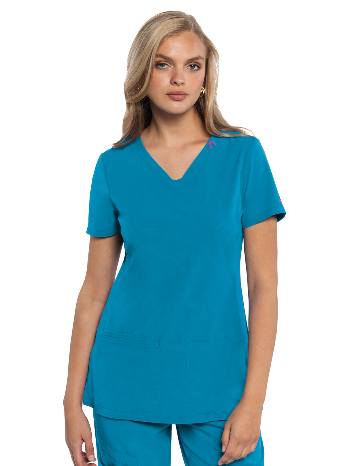 Women's 3-Pocket V-Neck Scrub Top