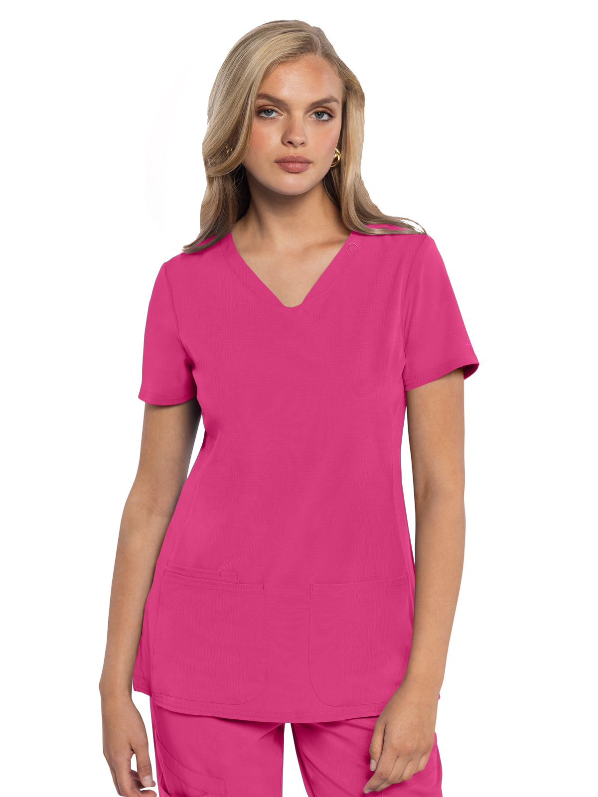 Women's 3-Pocket V-Neck Scrub Top