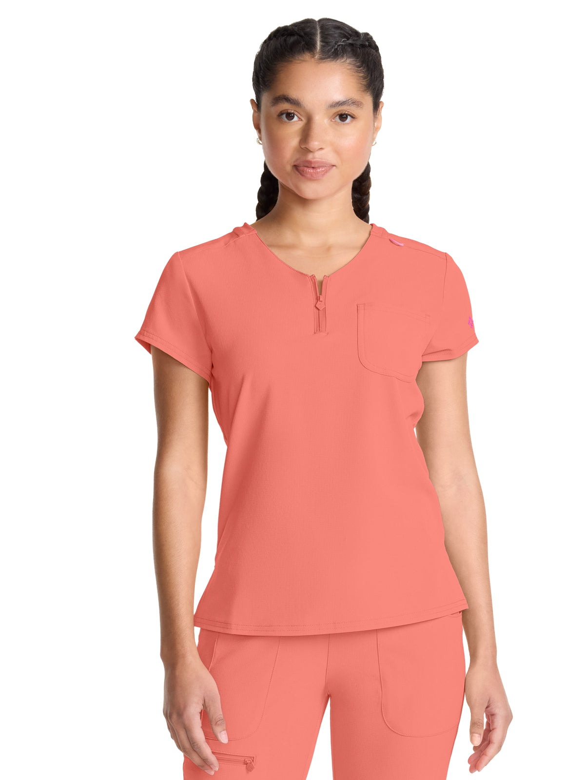 Women's 1-Pocket V-Neck Scrub Top