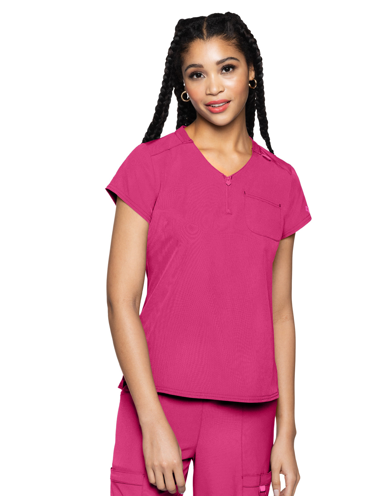 Women's 1-Pocket V-Neck Scrub Top