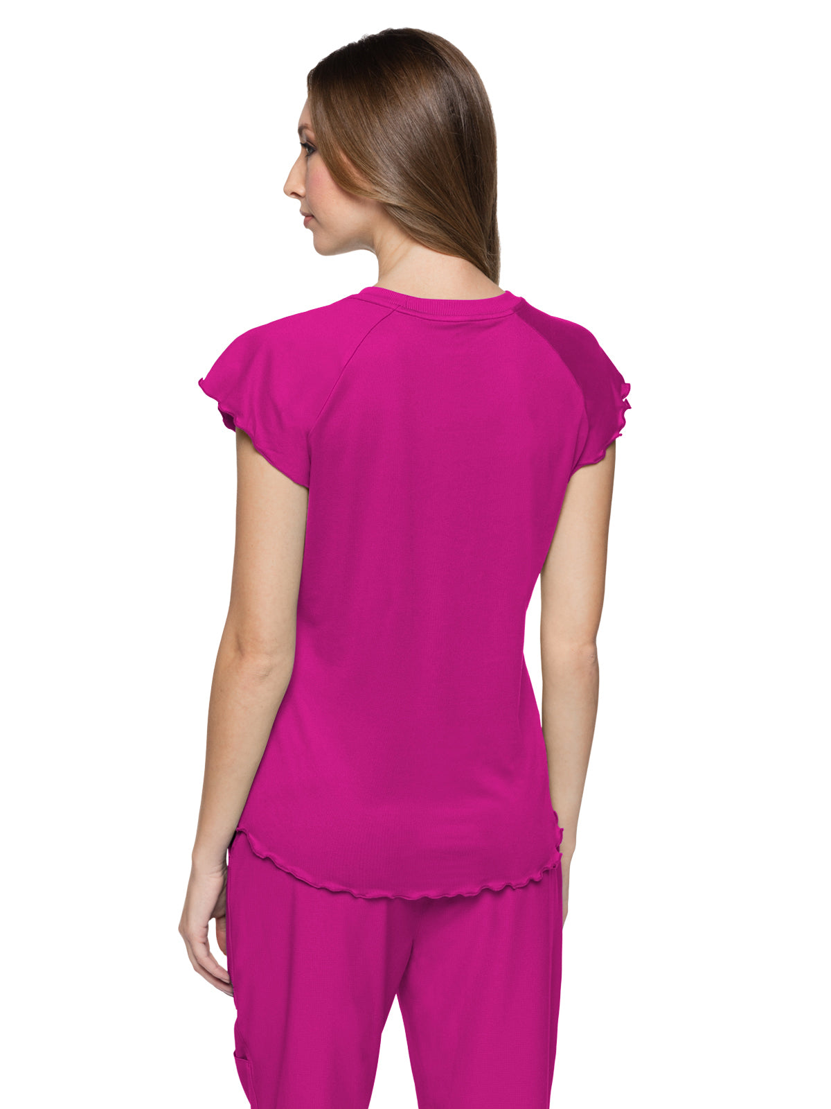 Women's 1-Pocket Lettuce-Edged Top