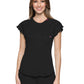 Women's 1-Pocket Lettuce-Edged Top - 706 - Black
