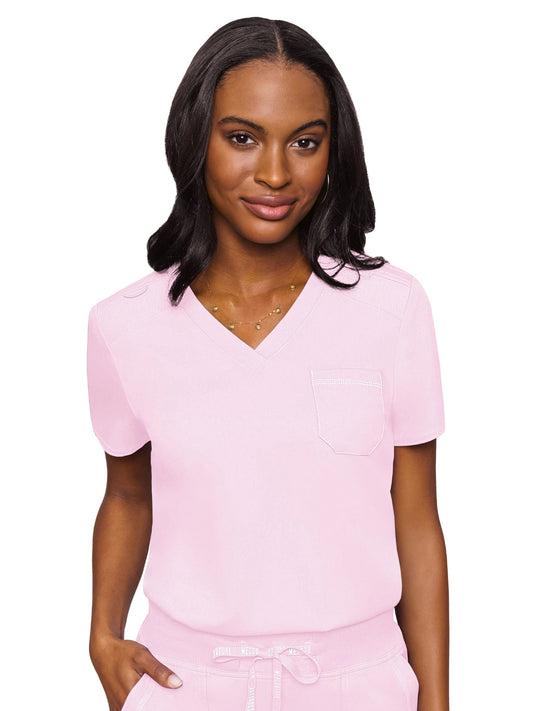 Women's 1-Pocket V-Neck Scrub Top