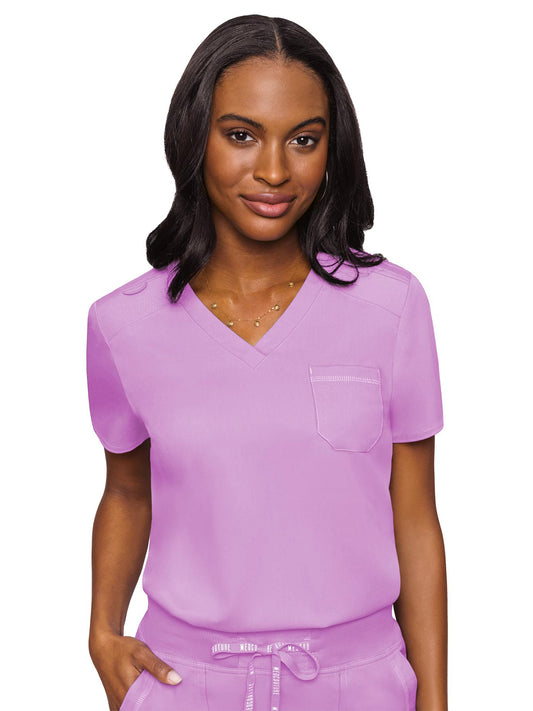 Women's 1-Pocket V-Neck Scrub Top