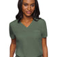 Women's 1-Pocket V-Neck Top - 7448 - Olive