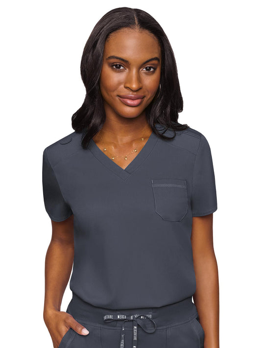 Women's 1-Pocket V-Neck Scrub Top