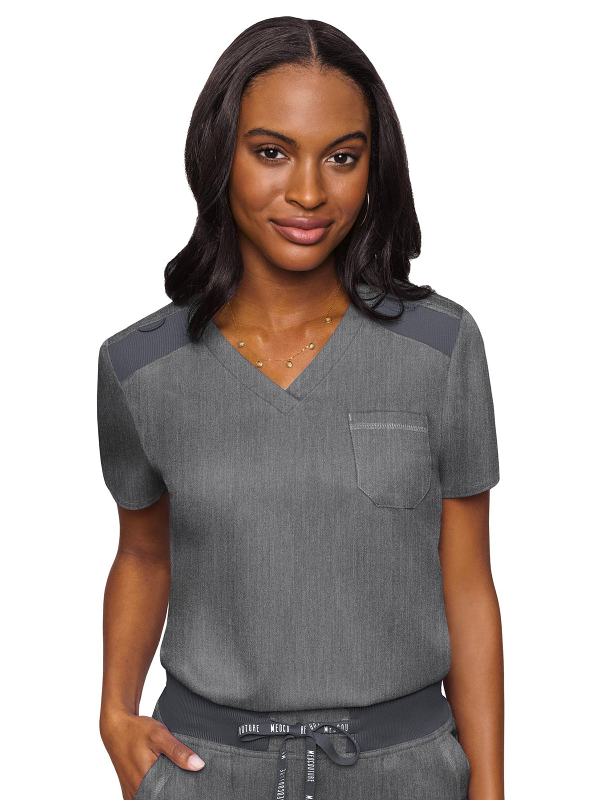 Women's 1-Pocket V-Neck Scrub Top