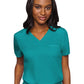 Women's 1-Pocket V-Neck Top - 7448 - Teal