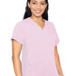 Women's 4-Pocket V-Neck Shirttail Top - 7459 - Ice Pink
