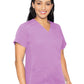 Women's 4-Pocket V-Neck Shirttail Top - 7459 - Lilac